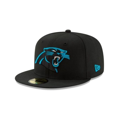 Carolina Panthers Gorra | New Era NFL 59fifty Fitted Cap Mexico - Negros